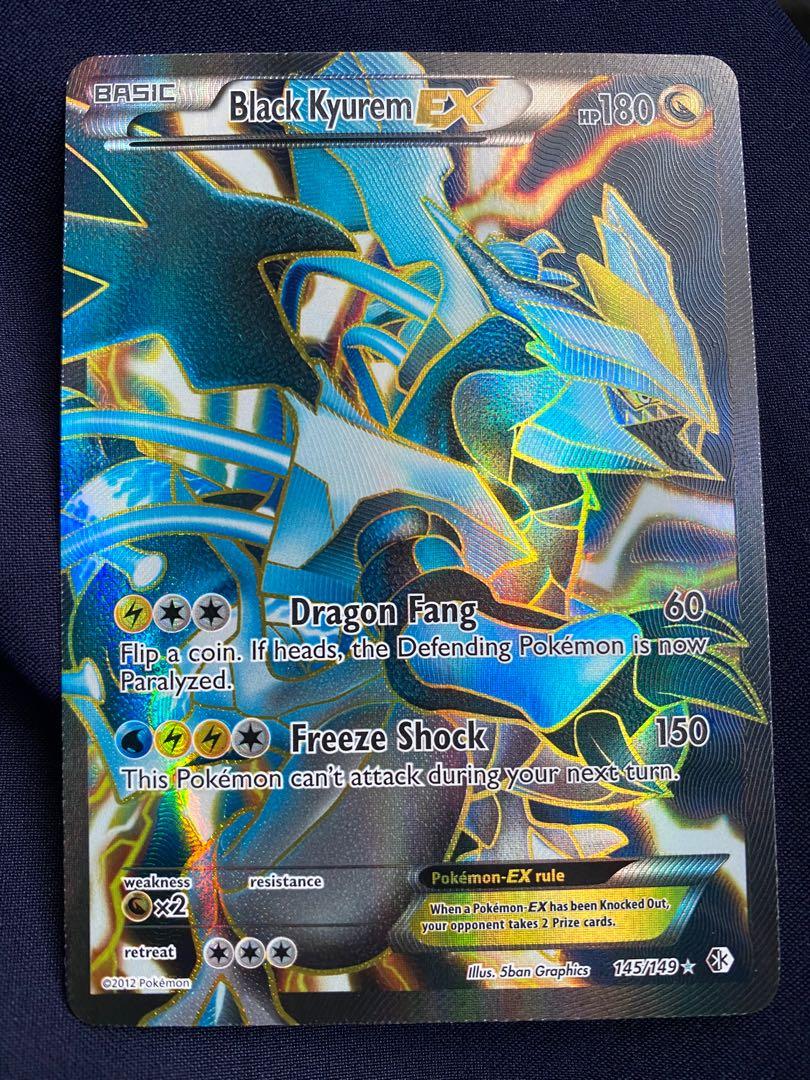 Pokemon Card Black Kyurem ex 145/149, Hobbies & Toys, Toys & Games on  Carousell
