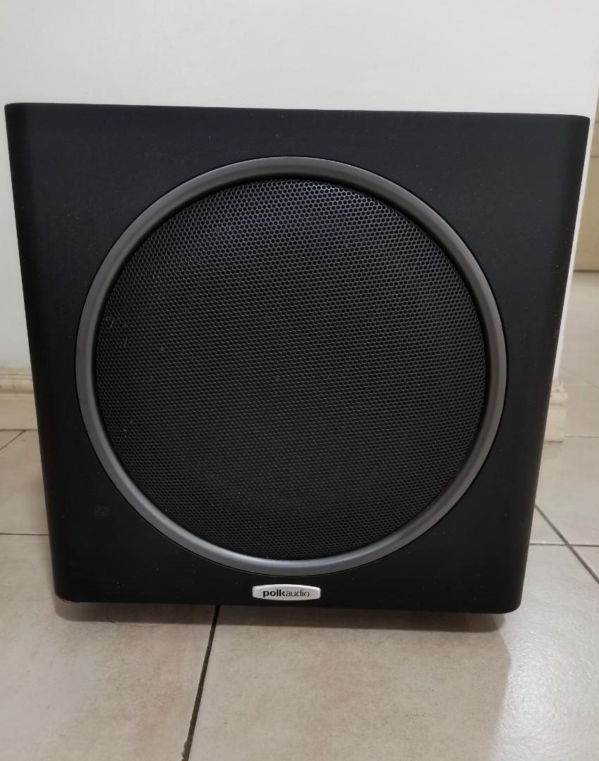 Polk Audio PSW 110 10inch Powered Subwoofer (Single, Black), Audio
