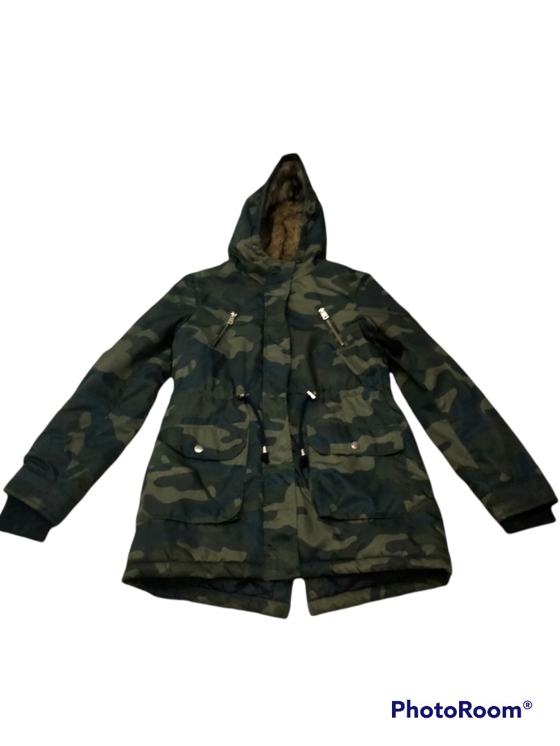 camo jacket primark