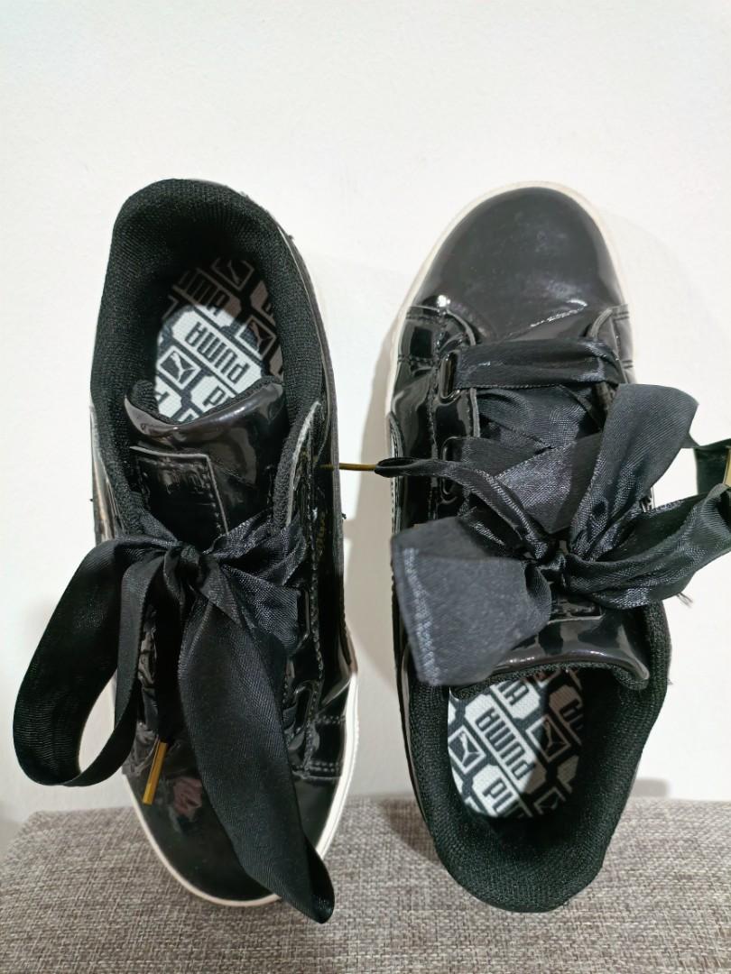 Puma basket ribbon clearance laces