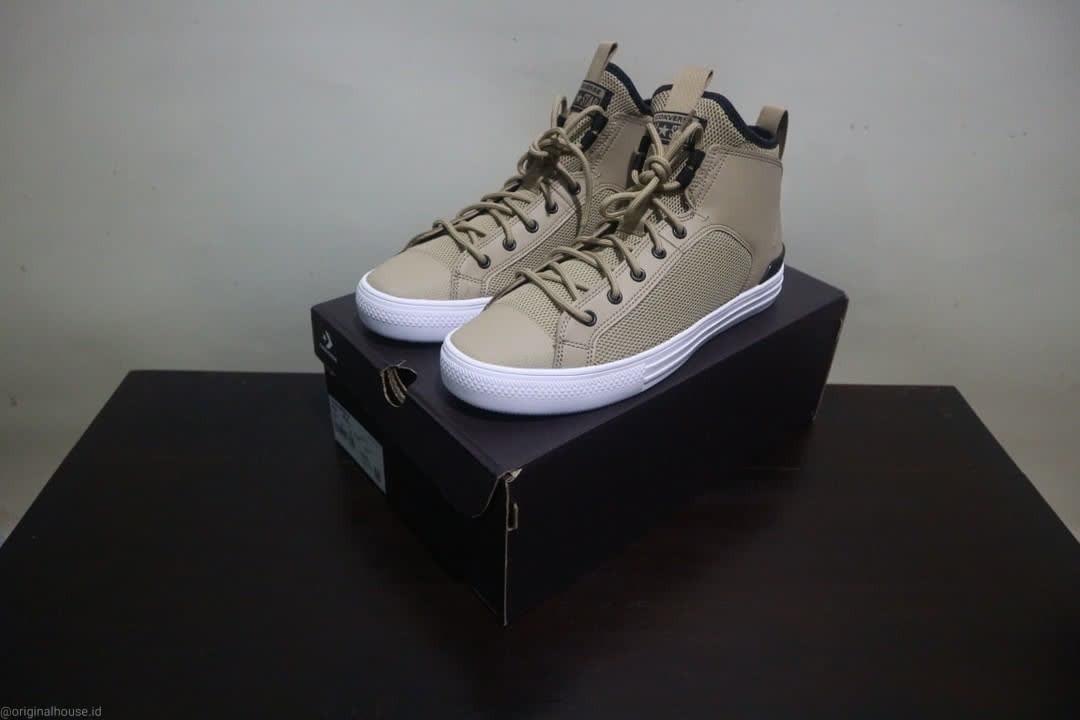 READY STOCK CONVERSE CT AS ULTRA MID KHAKI