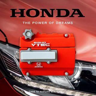 Red Honda Engine AirPods 2 & AirPods Pro case
