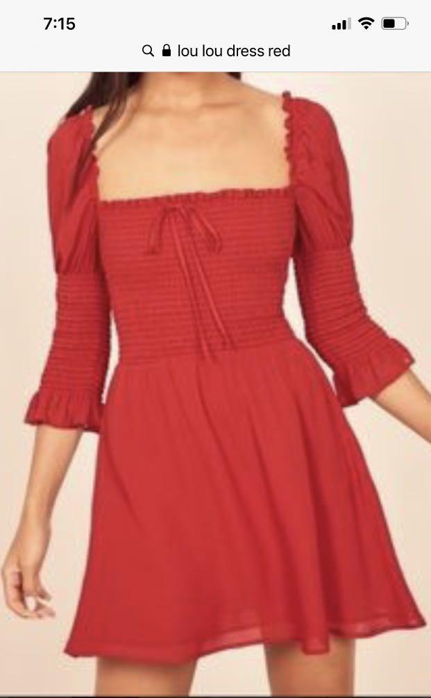 Reformation Lou Lou dress 120 Women s Fashion Dresses Sets Dresses on Carousell