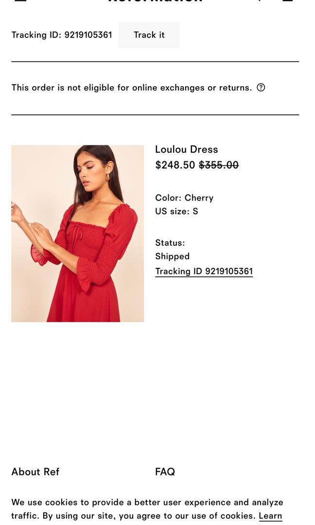 Loulou dress reformation clearance
