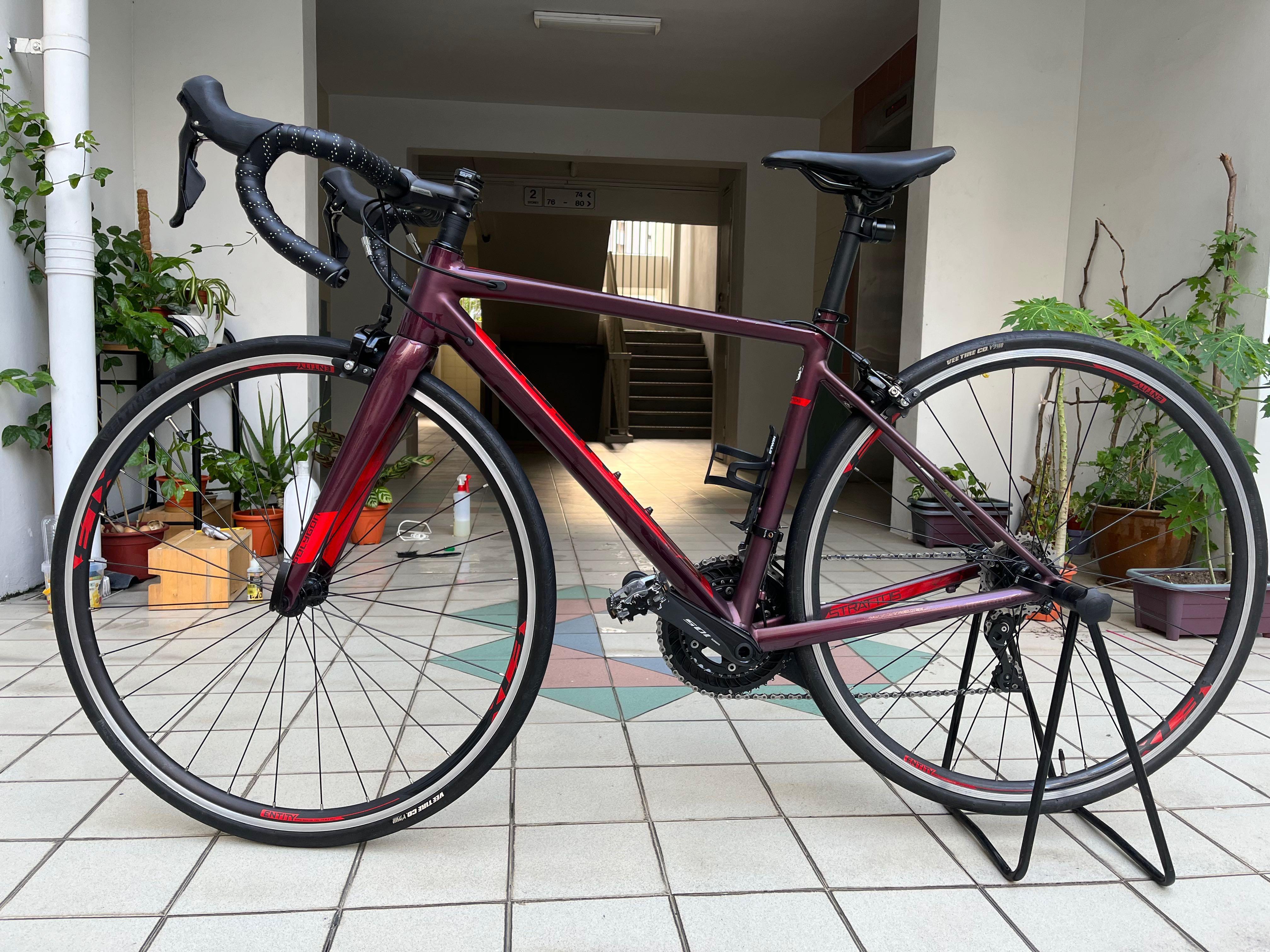 Road Bike Polygon Strattos 5 Sports Equipment Bicycles Parts Bicycles on Carousell