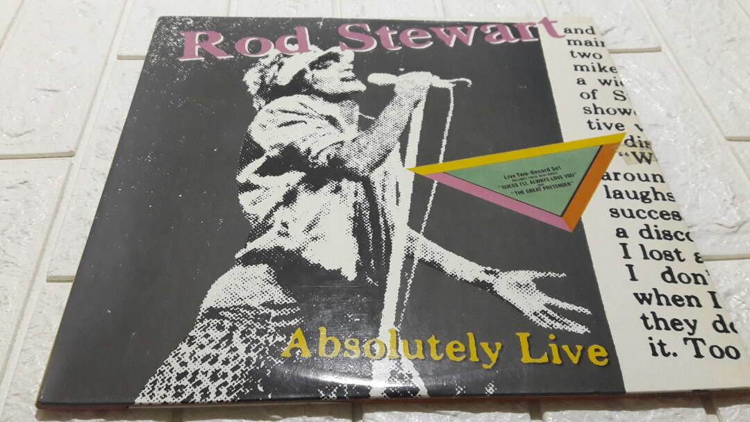 Rod Stewart Absolutely Live 英文黑膠唱片e6 興趣及遊戲 音樂樂器 配件 音樂與媒體 黑膠碟 Carousell