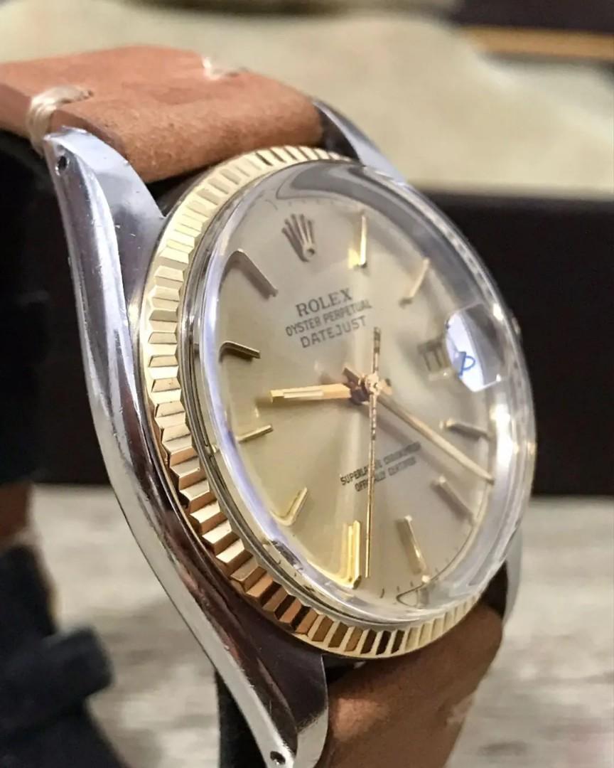 Rolex vintage authentic jam rolex second pria original branded