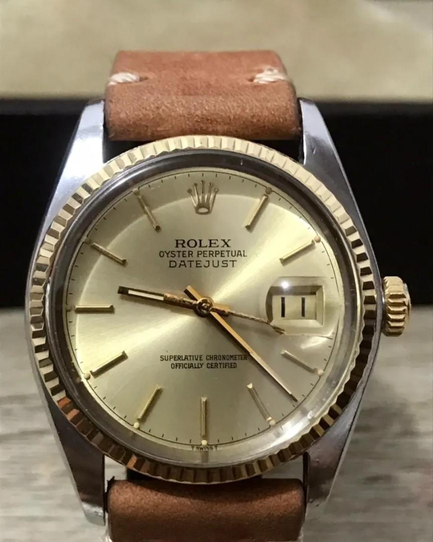Rolex vintage authentic jam rolex second pria original branded