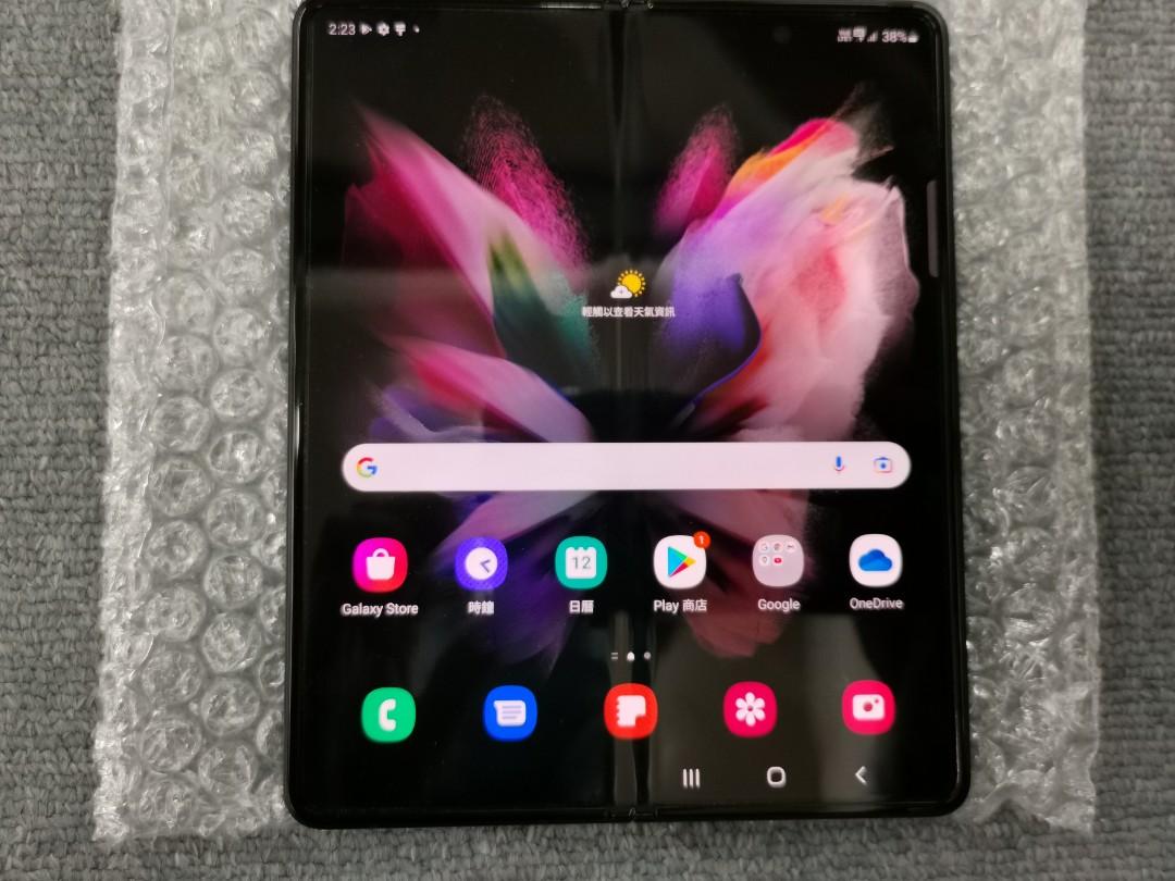 Samsung Galaxy Z Fold 3 5G 12＋256GB 雙卡歐版新淨, 手提電話, 手機