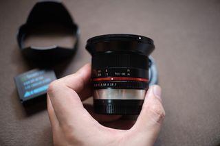 2 SAMYANG LENSES Fuji mount