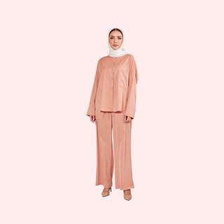 She Dazzle Ophelia Set in Peach