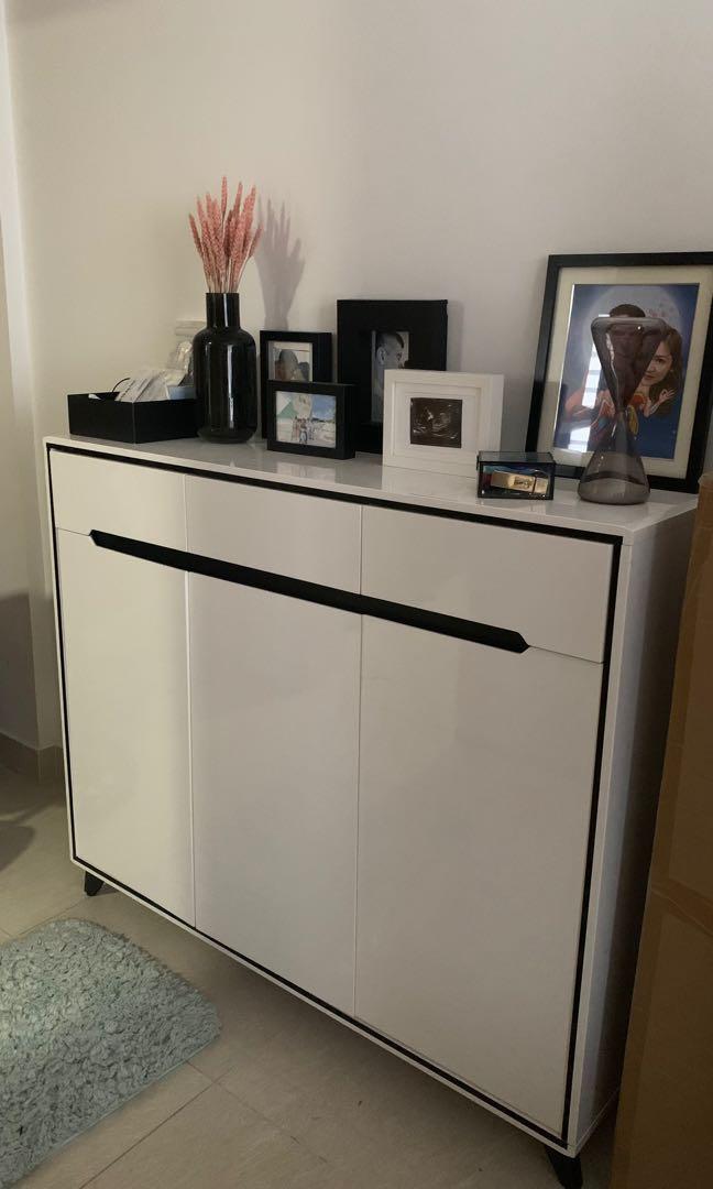 Shoe cabinet console table outlet