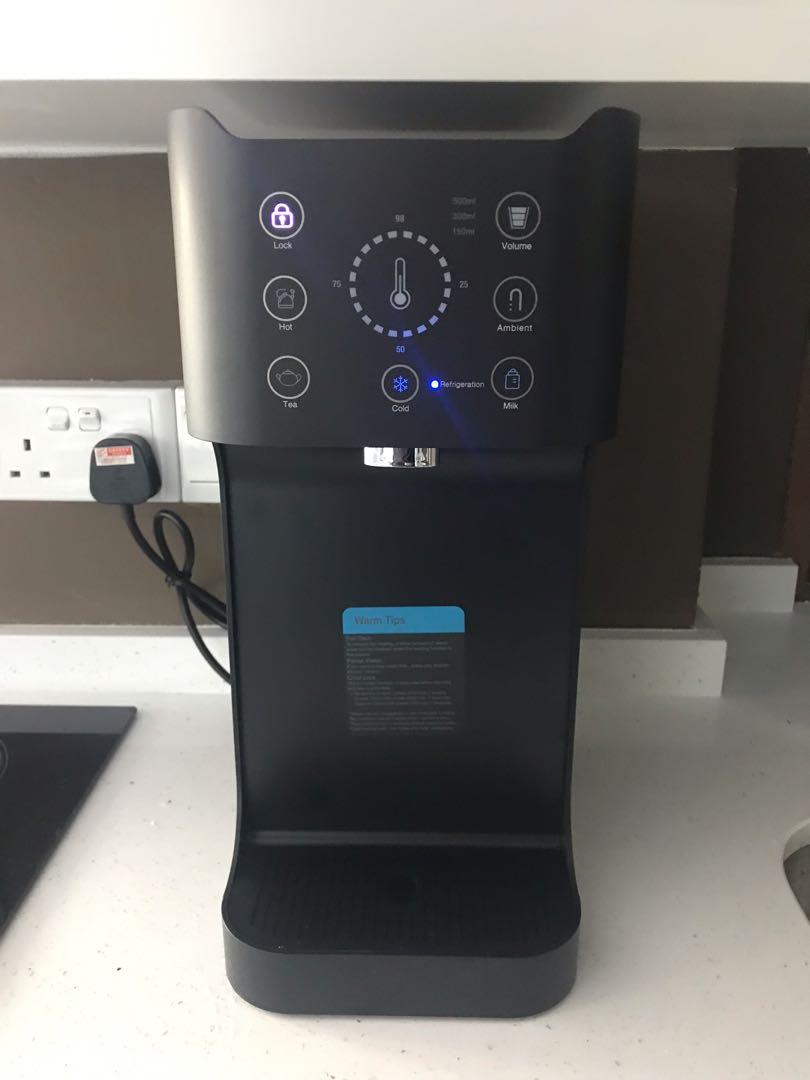 Sleek & Compact Tankless Hot, Cold, Ambient Water Dispenser, TV & Home