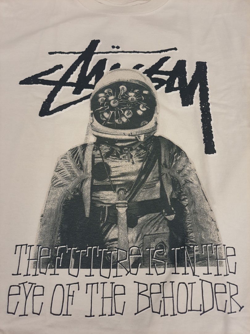 stussy spaceman dyed tee