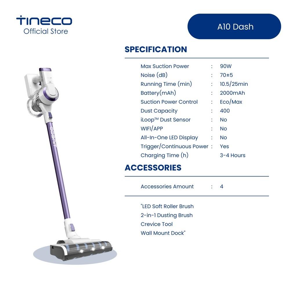 Tineco A10 Dash Cordless Stick Handheld Vacuum Cleaner, TV & Home