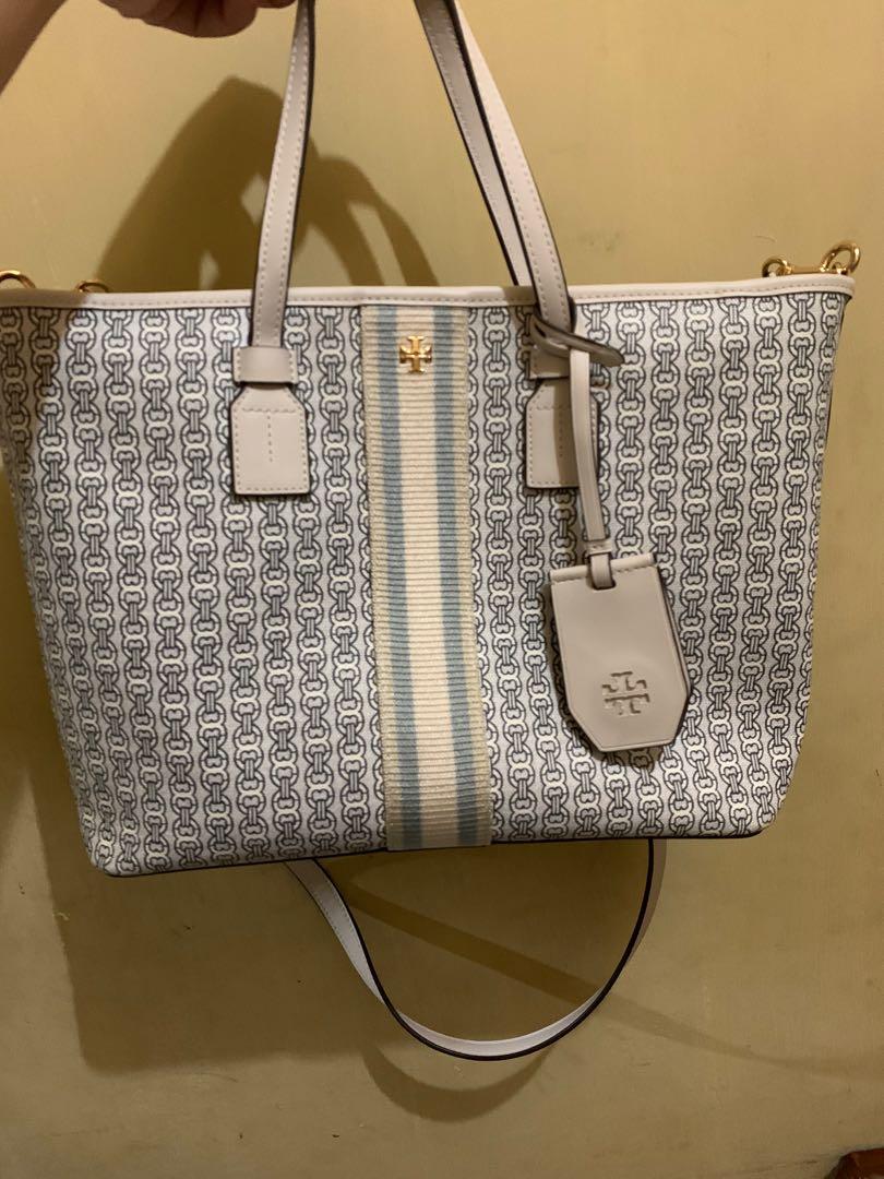 Tory burch gemini 2025 link tote new ivory