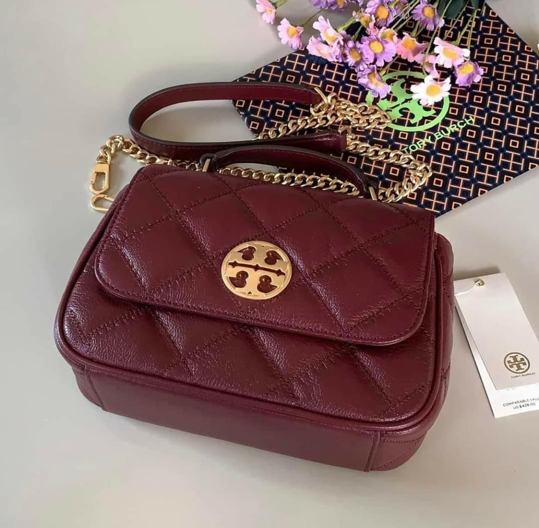 Tory Burch Willa Mini Top handle bag (Category: Luxury Bags & Wallets) located in Santa Cruz. Submitted by janelovebagswatchesshoesph (Listing ID 1136951530, Image 3). Description: with tag, dust bag and paper bag.