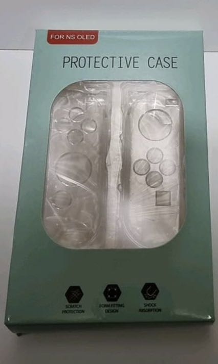 Transparent Crystal Hard Shell Casing For Nintendo Switch OLED, Video ...