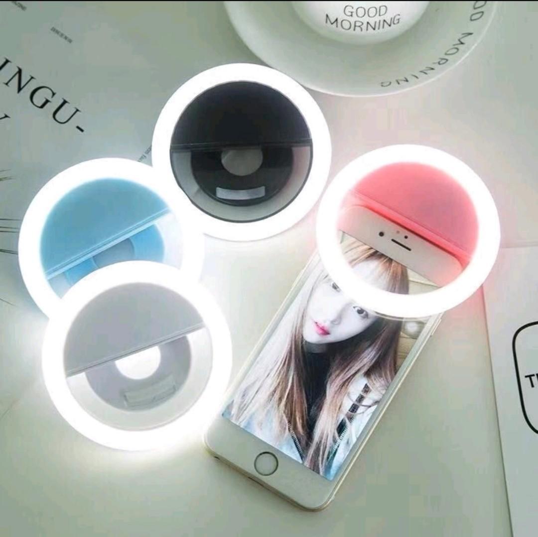 LED portable mobile USB Charge Selfie Portable Flash Led Camera iPhone  android Smartphone Phone Photography Ring Light Enhancing bright, Mobile  Phones & Gadgets, Mobile & Gadget Accessories, Other Mobile & Gadget  Accessories