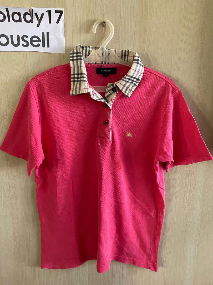 Used Burberry Polo shirt for women, Women's Fashion, Tops, Others Tops on  Carousell