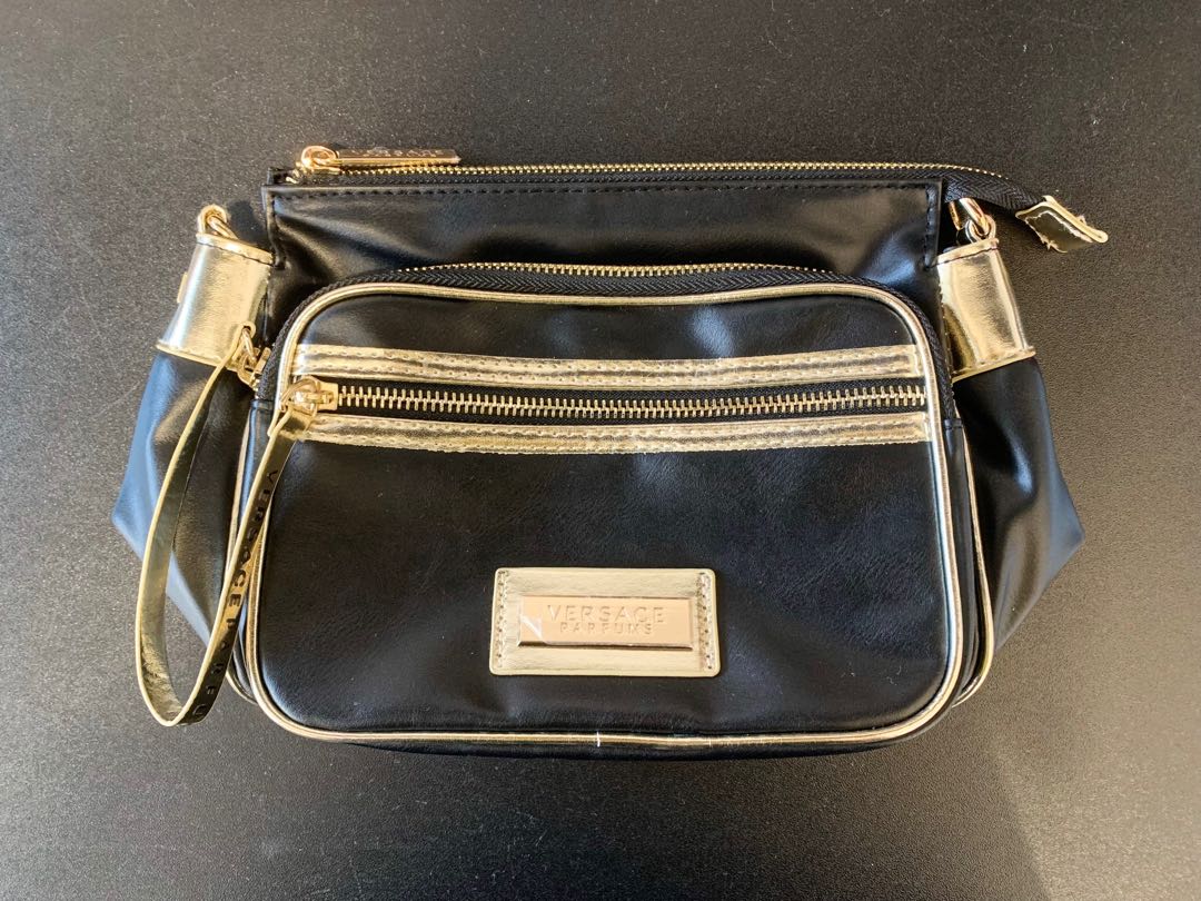 Versace parfums bag gold cheap