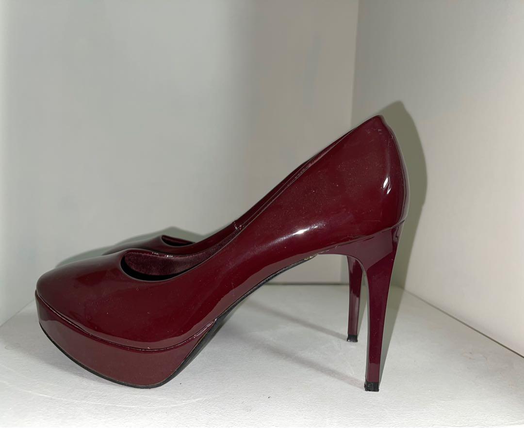 Plum platform heels on sale