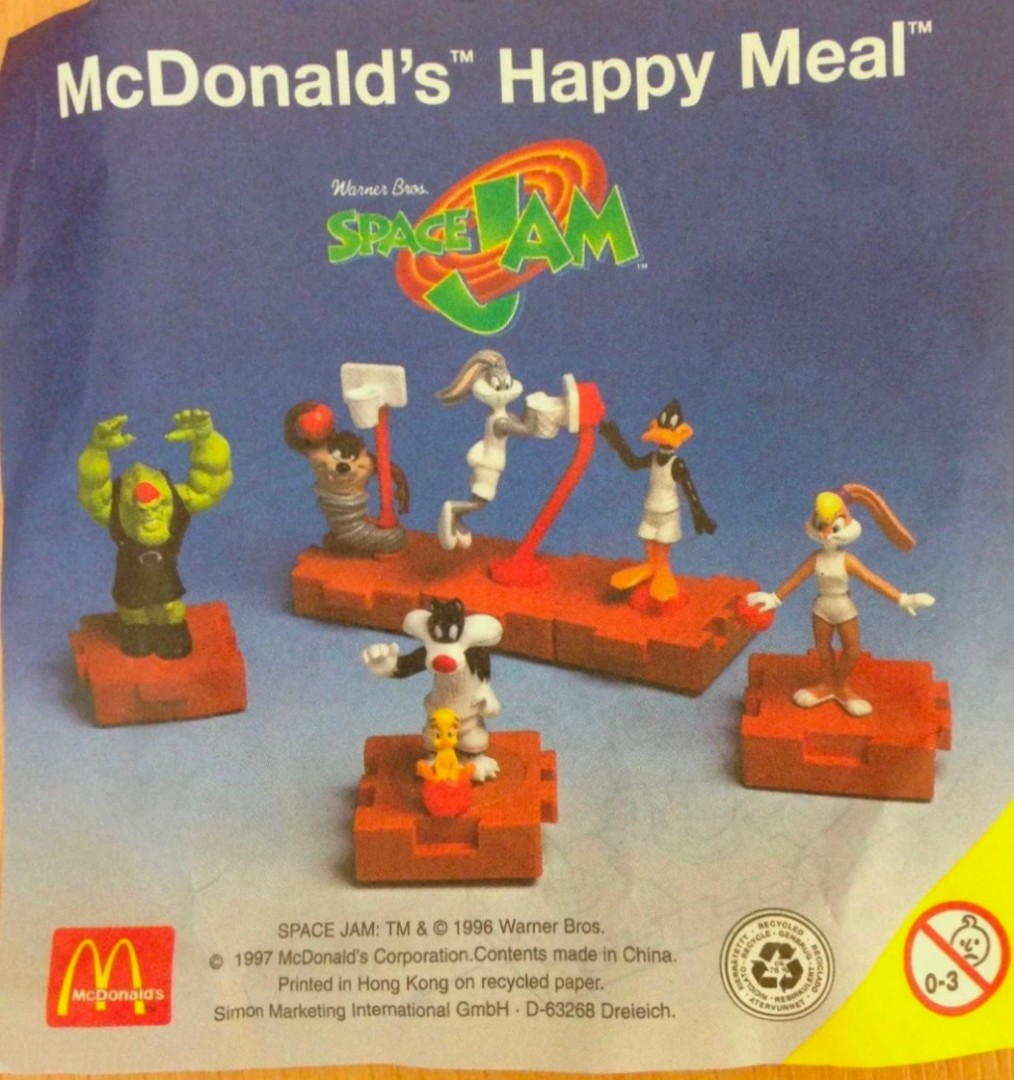 Space jam shop mcdonalds toys