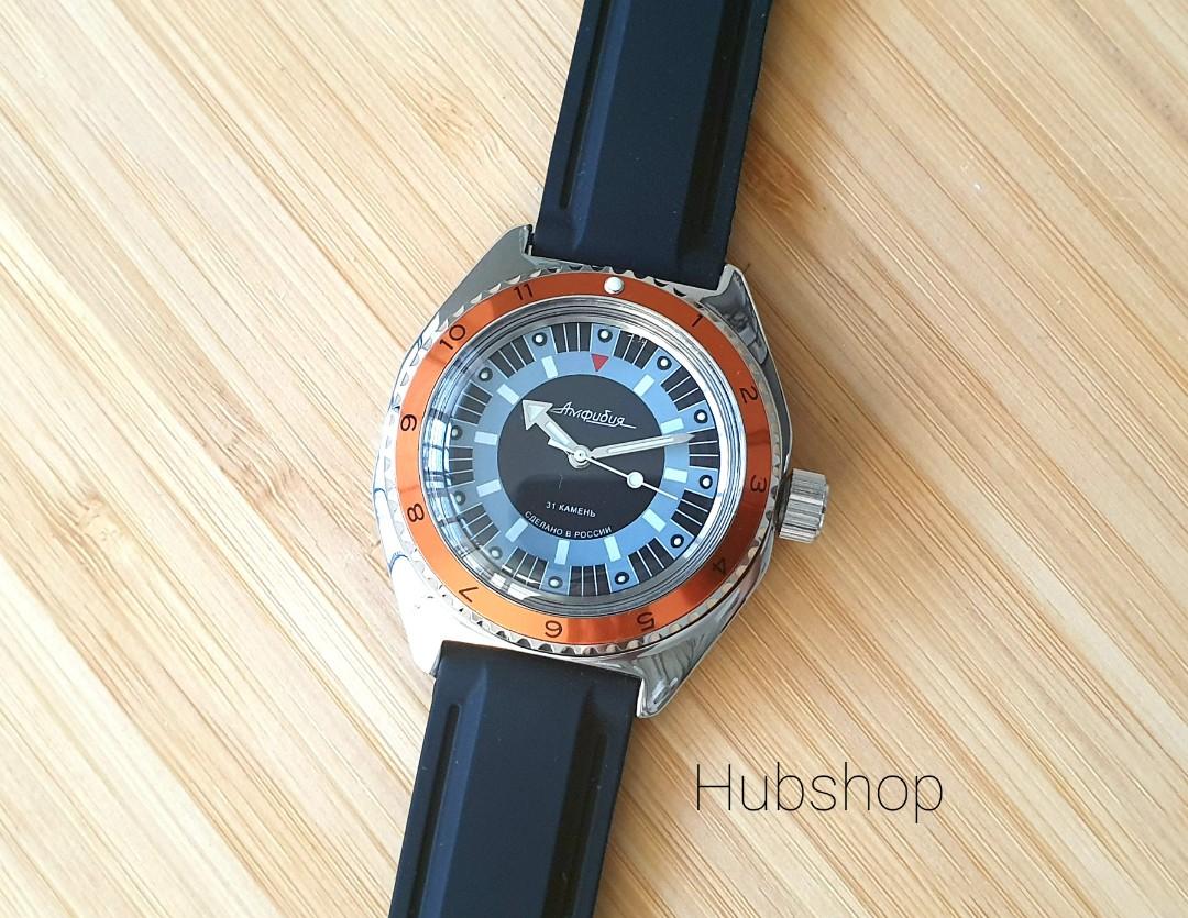 Vostok Amphibia Soviet Era blue Add 20/- fo rthe Orange