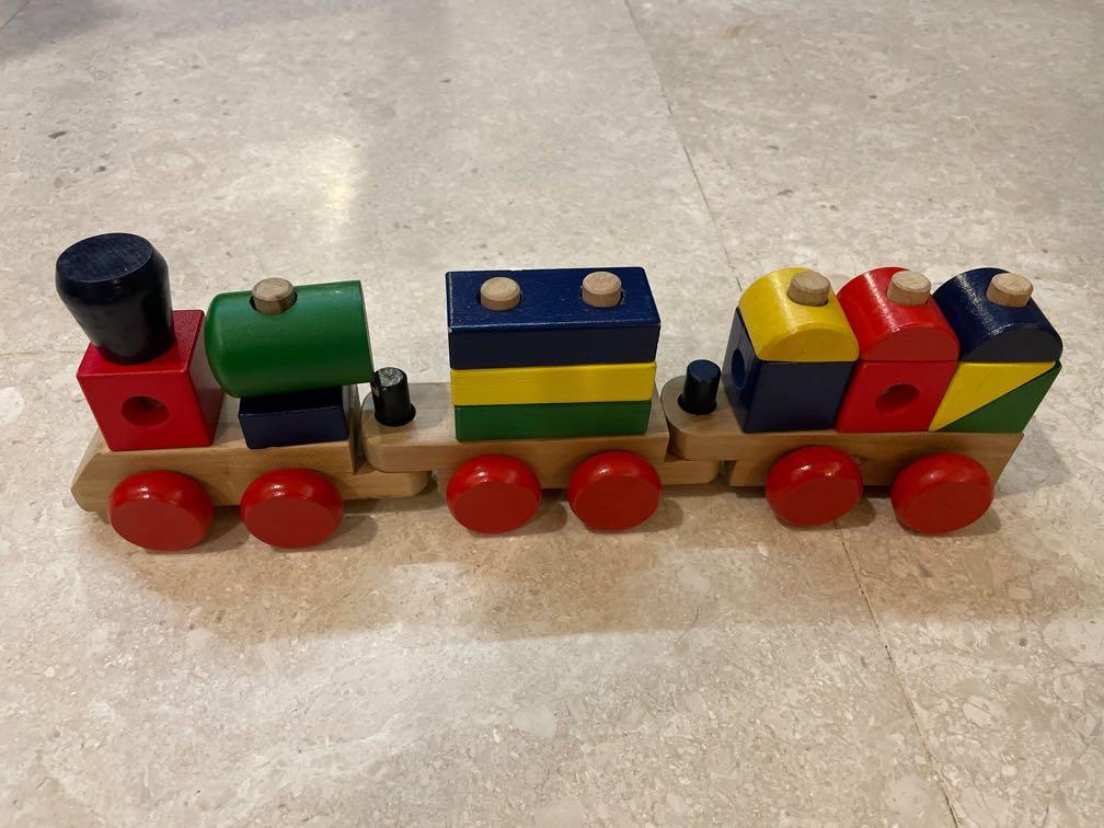 Wooden Toy Train Babies Kids Infant Playtime On Carousell