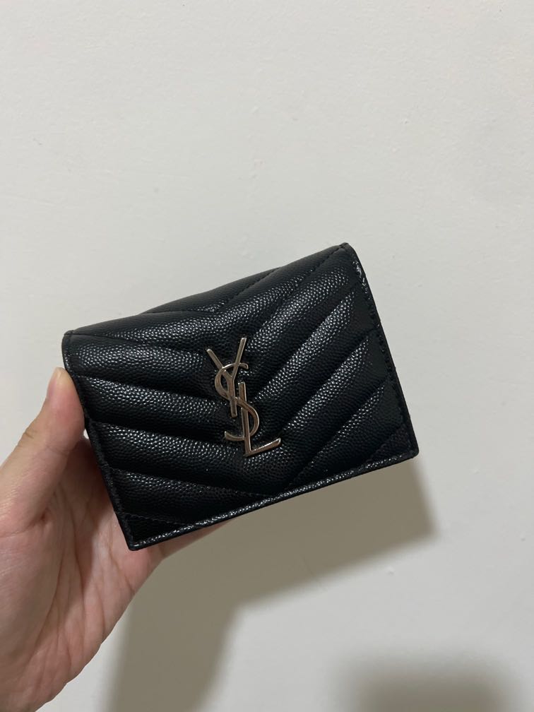 Ysl monogram bifold wallet deals