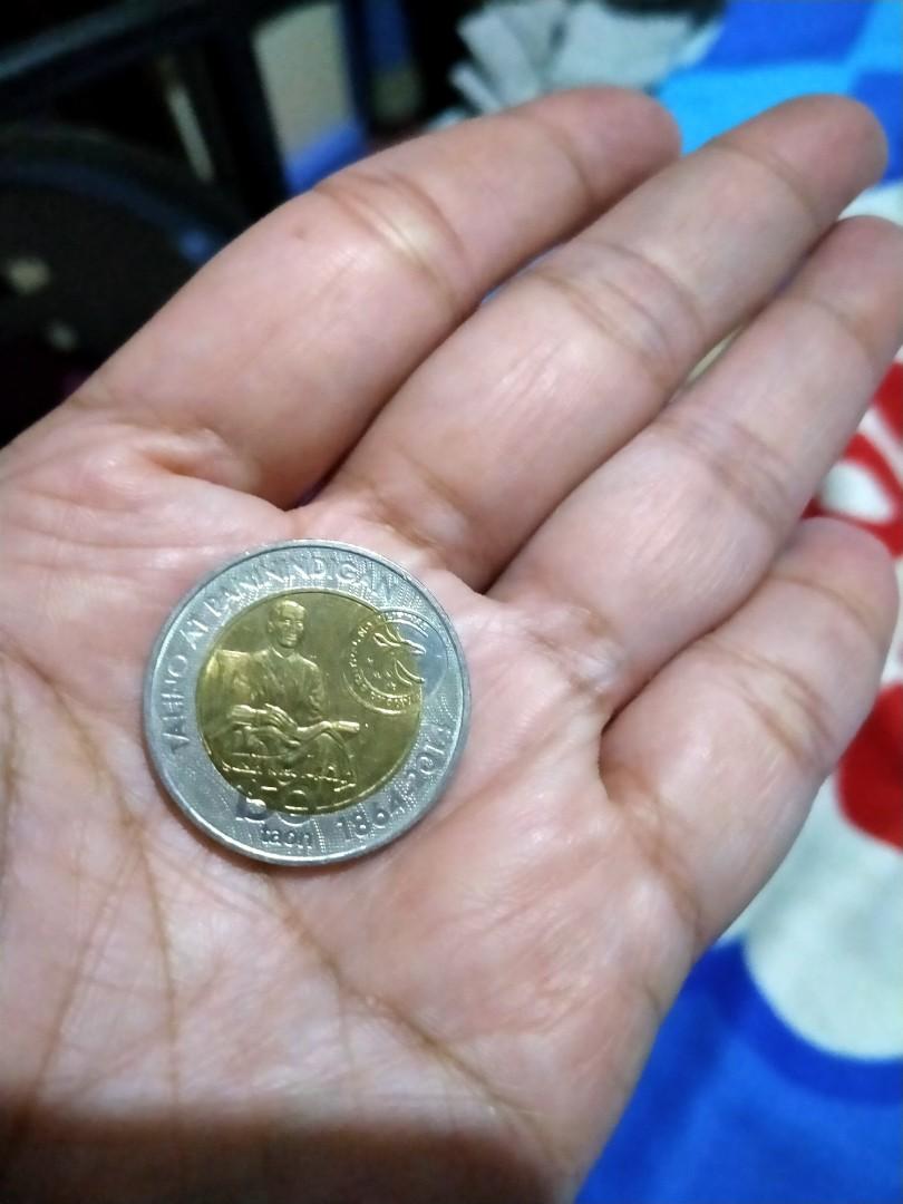 10 PESO COIN APOLINARIO MABINI (Category: Currency) located in Quezon City. Submitted by loisxlane (Listing ID 1137239832, Image 2). Description: - 1864-2014 - in good and still shiny condition - Apolinario Mabini - Talino at Paninindigan 150th Year commemorative coin - for shipping only @ buyer's expense and preferred courier - pymt First through bdo online or gcash.