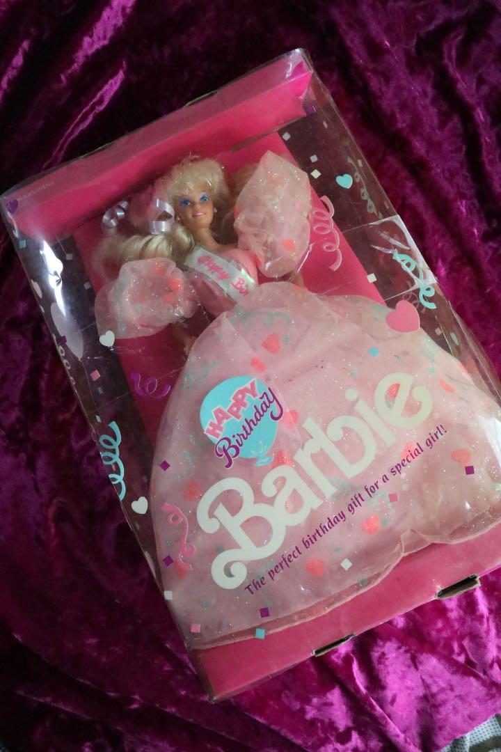 Happy birthday discount barbie 1990