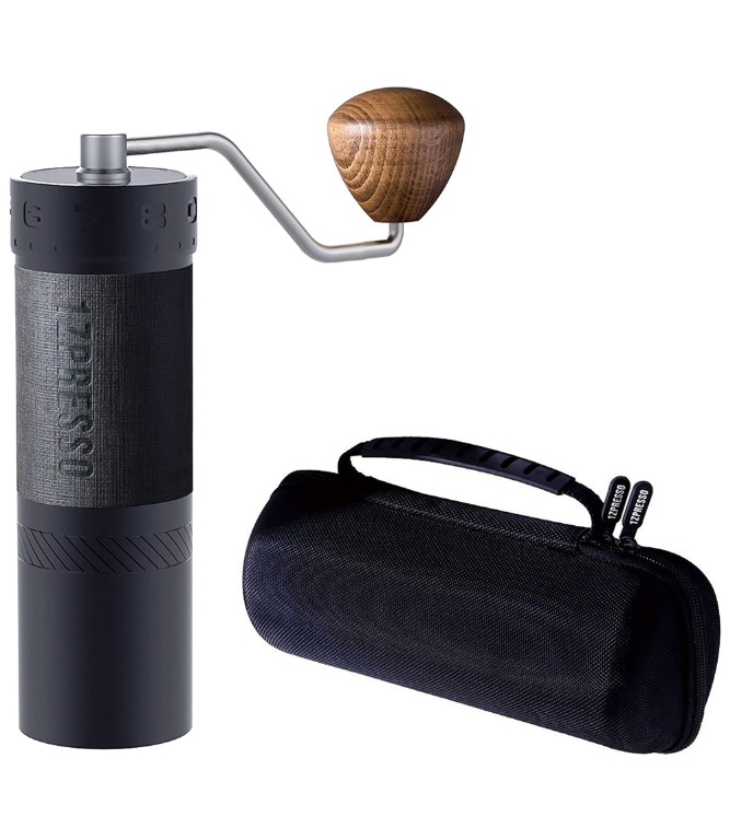 1Zpresso JMax Manual Espresso Grinder with free Cylinder Case, TV