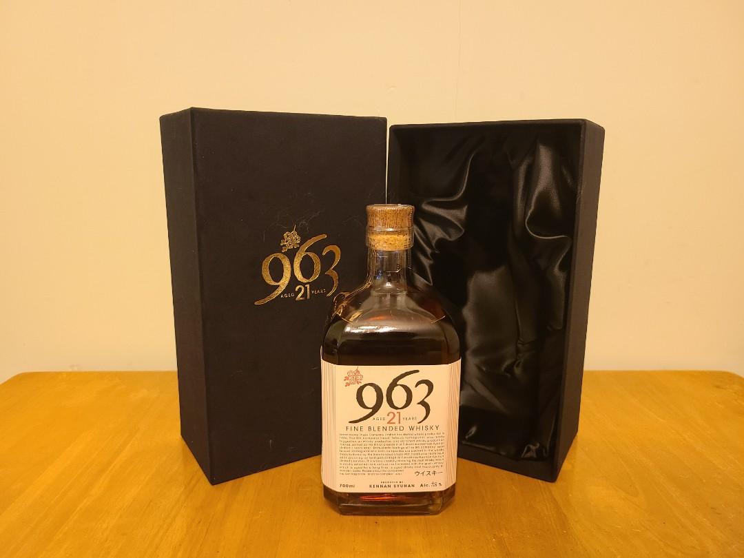 日威21年)笹の川酒造963 aged 21 years fine blended whisky 700ml 58