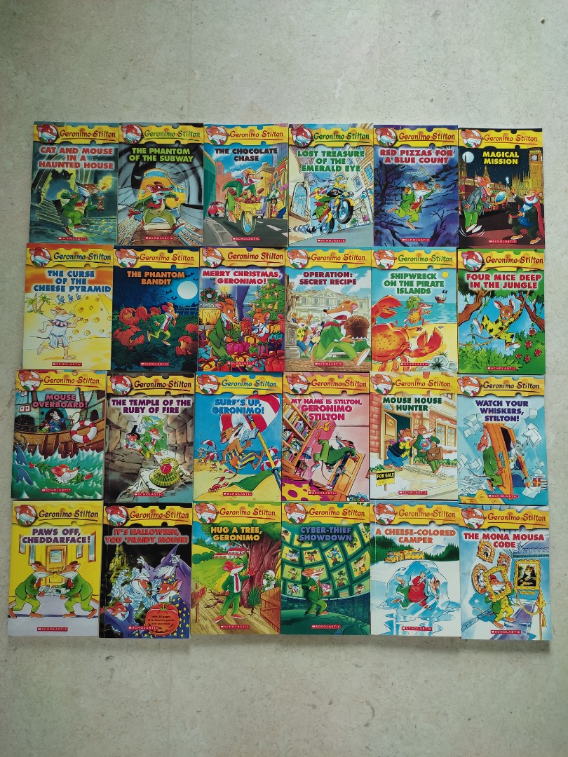 24 Geronimo Stilton books, Hobbies & Toys, Books & Magazines 