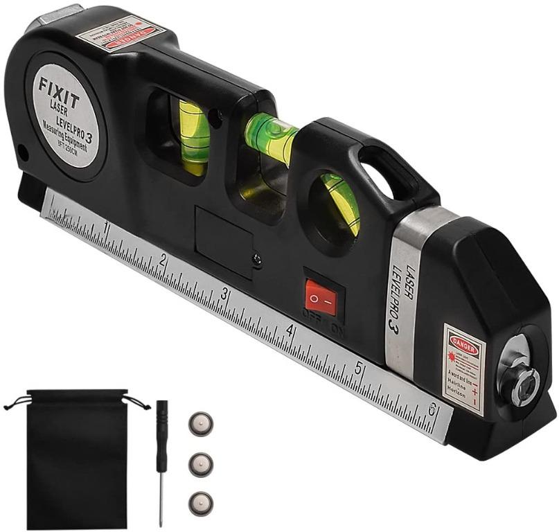ATIN Multipurpose Laser Level Line Tool Measurement Lazer Spirit Level Leveling Wall