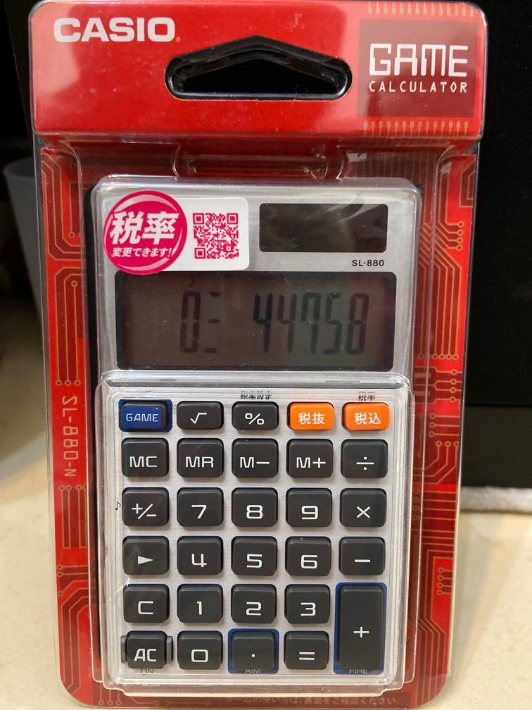 Casio sl 880 n game calculator Carousell