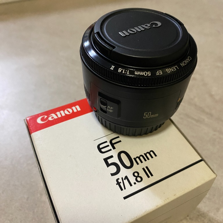 <日本製> Canon EF 50mm f/1.8 II, 攝影器材, 鏡頭及裝備- Carousell