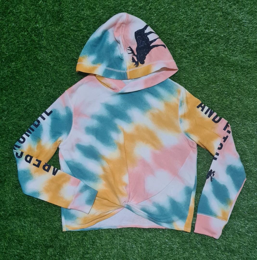 Abercrombie shop rainbow hoodie