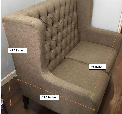 2 seater accent chair store