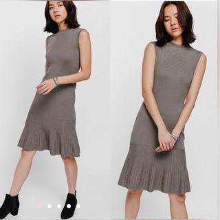 Love Bonito Agiva Fluted Hem Knit Dress