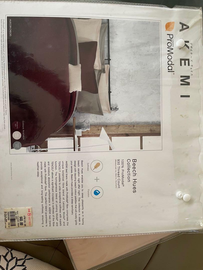 AKEMI super single bed sheet, Furniture & Home Living, Bedding & Towels