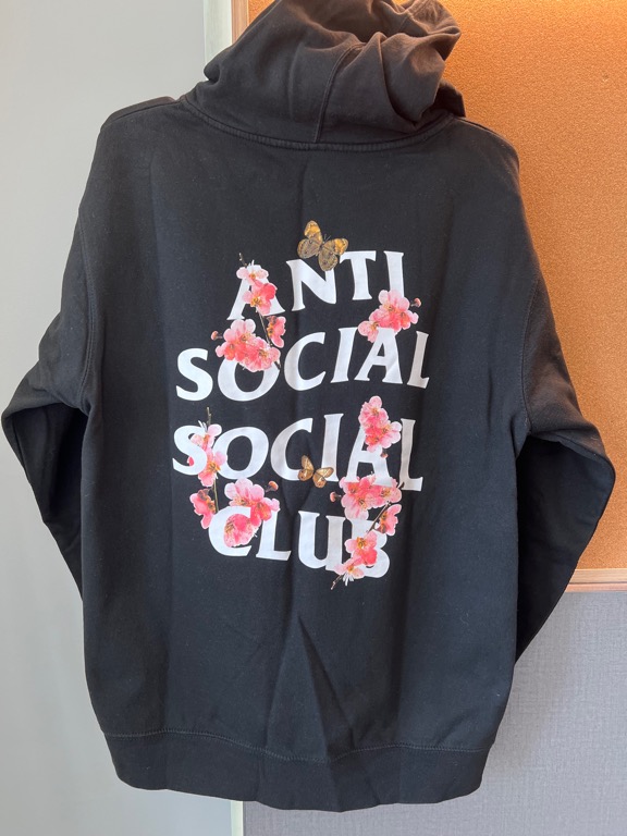 Anti Social Social Club Men's KKoch Black Hoodie Black