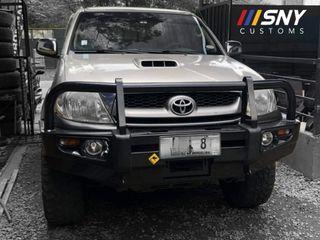 Aussie steel bumper HiLux Vigo front also rear available with foglamps also available sr hammer arb mcc Option 4wd piaK