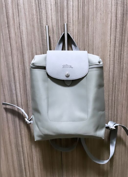 Longchamp sales backpack grey