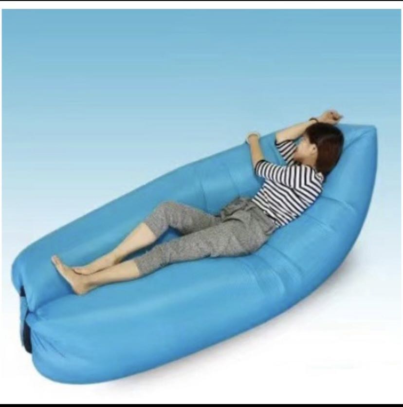 Banana Bed Inflatable Sleeping Bag, Furniture & Home Living, Outdoor