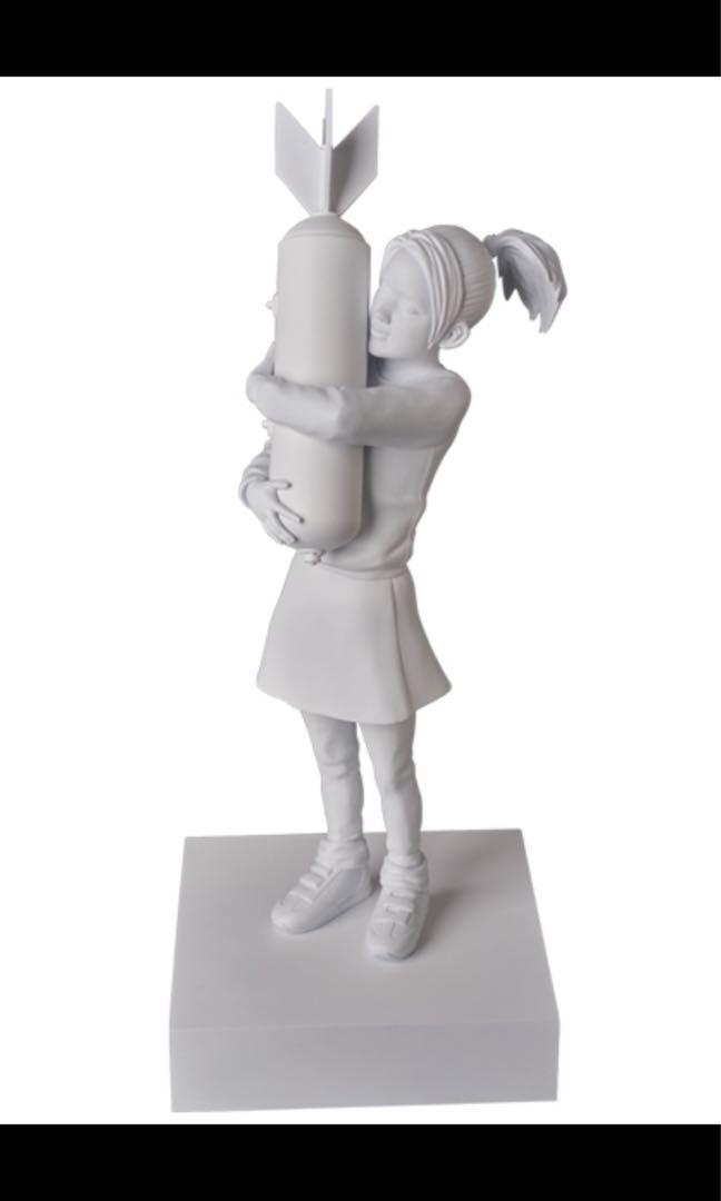 【在庫処分】SYNC . bomb hugger banksy white 国内正規品 彫刻/オブジェ