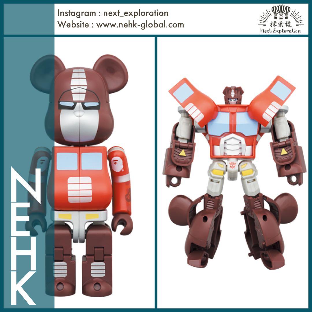 BEARBRICK × TRANSFORMERS OPTIMUS PRIME BAPE (R) Red, 興趣及遊戲