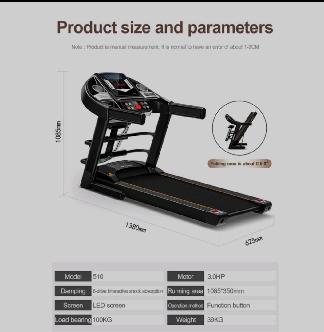 Bedl treadmill clearance