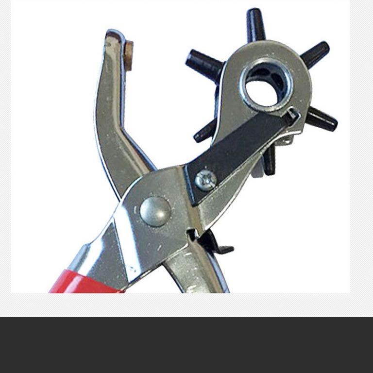 belt puncher Professional Belt Hole Puncher Tool Revolving Punch Plier